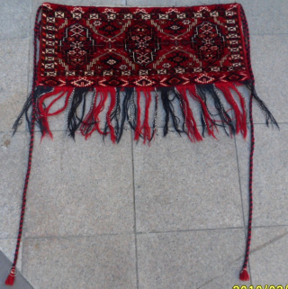 Turkmen Bag 
Size: 85 x 40 cm.
Mail: makifhali@yahoo.com                         