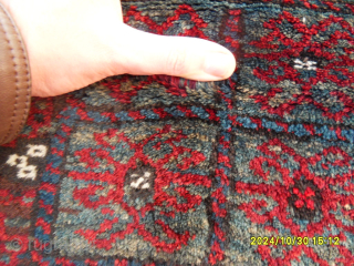 Antique Green Floor Baluch Rug Size: 110x83 cm. Mail: makifhali@yahoo.com                       