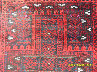 Antique Green Floor Baluch Rug Size: 110x83 cm. Mail: makifhali@yahoo.com                       