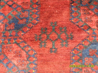 Old Afghan Ersari Carpet size: 310x240 cm.                          