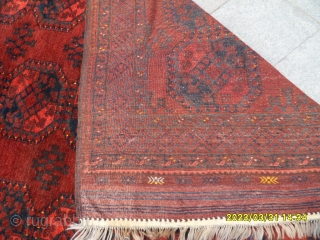 Old Afghan Ersari Carpet size: 310x240 cm.                          