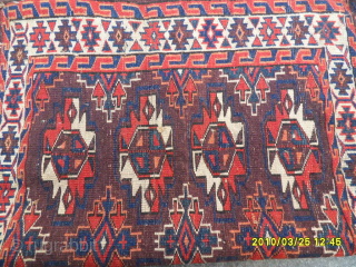 Antique Turkmen Torba
Size: 124 x 81 cm.
Mail: makifhali@yahoo.com