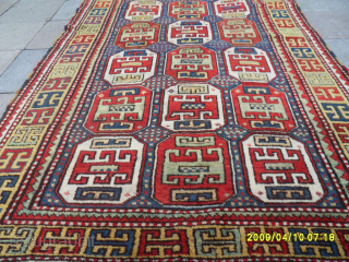 Antique Mogan Kazak Rug 
Size: 210 x 145 cm.
Mail: makifhali@yahoo.com                       
