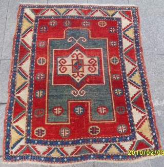Antique Caucasian Fahrola Rug Size: 145 x 117 cm. Mail: makifhali@yahoo.com                      