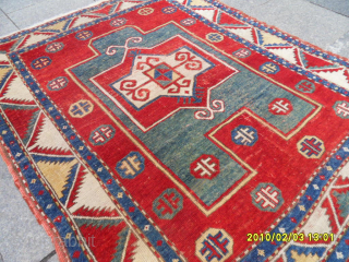 Antique Caucasian Fahrola Rug Size: 145 x 117 cm. Mail: makifhali@yahoo.com                      