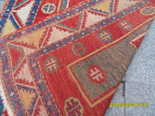 Antique Caucasian Fahrola Rug Size: 145 x 117 cm. Mail: makifhali@yahoo.com                      