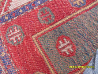 Antique Caucasian Fahrola Rug Size: 145 x 117 cm. Mail: makifhali@yahoo.com                      
