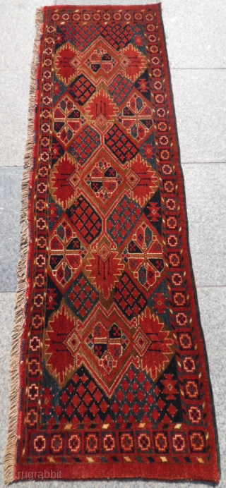 Antique Ersari Beshir Size: 157 x 48 cm. Mail: makifhali@yahoo.com                       
