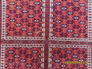 Antique Turkmen Ensi Rug Size: 160 x 130 cm. Mail: makifhali@yahoo.com                      