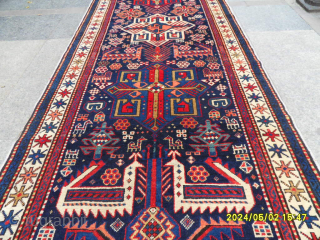 Antique Aksafa Carpet 
Size: 273x105 cm.                           