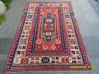 Antıque Borchjalu Kazak perfect size: 230x155 cm.                          