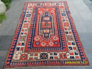 Antıque Borchjalu Kazak perfect size: 230x155 cm.                          