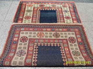 Antique Caucasian Talish Kazak Carpet
Size:140x80 cm.                           