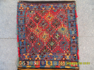 Antique Shahsavan Saddlebag 
Size: 145 x 58 cm.
Mail: makifhali@yahoo.com                        
