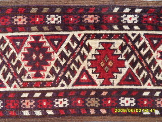Antique Turkmen Chador 
Size: 222 x 32 cm. 
Mail: makifhali@yahoo.com                       