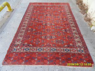 Antique Turkmen Tekke Main Carpet
Size: 290 x 170 cm.
Mail: makifhali@yahoo.com                       