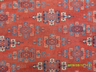 Antique Turkmen Tekke Main Carpet
Size: 290 x 170 cm.
Mail: makifhali@yahoo.com                       