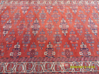 Antique Turkmen Tekke Main Carpet
Size: 290 x 170 cm.
Mail: makifhali@yahoo.com                       