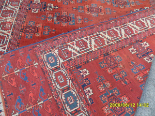Antique Turkmen Tekke Main Carpet
Size: 290 x 170 cm.
Mail: makifhali@yahoo.com                       