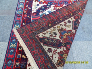 Antique Zechur Kazak Carpet size: 250x122 cm.                          