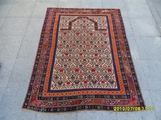 Antique Shirvan Marashali Prayer Carpet size: 170 x 130 cm.                       