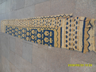 Antique Early 19th century Anatolian Rug 
 Size: 310 x 48 cm. Mail: makifhali@yahoo.com                   