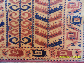 Turkmen Asmalyk 30-40 Years Old White Background
Size: 150 x 70 cm.
Mail: makifhali@yahoo.com                     