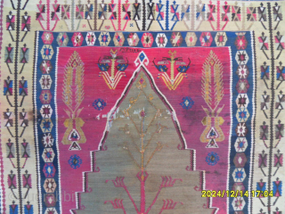Antique Anatolian Erzurum Kilim Size:175 x 123 cm. Mail: makifhali@yahoo.com                       