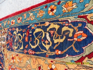 Antique Original Anatolian Hereke Silk Prayer Carpet With Silvers Metals size:145x110 cm.                     