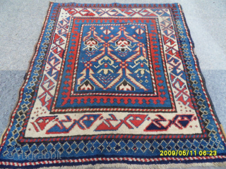 Antique Caucasian Bordjalou Kazak Size: 97x85 cm. Mail: makifhali@yahoo.com                        