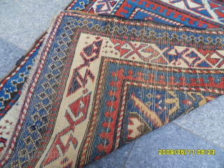 Antique Caucasian Bordjalou Kazak Size: 97x85 cm. Mail: makifhali@yahoo.com                        
