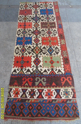 Antique Anatolian Kilim Fragment Size: 210 x 80 cm. Mail: makifhali@yahoo.com                      