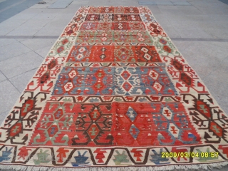 Antıque Anatolıan Kilim size: 365x150 cm.                           