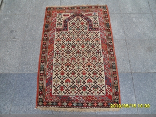 Antique Shirvan Marasali Carpet size:130x85 cm.                           