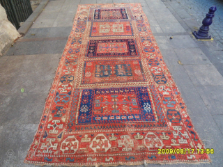 Antique Anatolian Sivas Sharkısla Rug
Size: 375 x 145 cm.
Mail: makifhali@yahoo.com                       