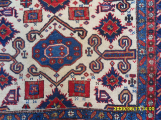 Antique Caucasian White Floor Prepedil Rug
Size: 240 x 153 cm.
Mail: makifhali@yahoo.com                      