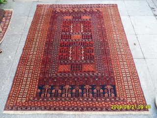 Antıque Turkoman Ensi Carpet size: 170x140  cm.                         