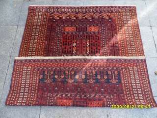 Antıque Turkoman Ensi Carpet size: 170x140  cm.                         