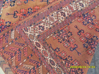 Antique Turkmen Yamud Rug
Size: 188 x 160 cm.
Mail: makifhali@yahoo.com                        