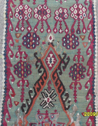 Antique Anatolian Bayburt Kilim
Size: 163 x 57 cm.
Mail: makifhali@yahoo.com                        