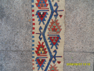 Antique Anatolian Kilim Border
Size: 350 x 22 cm.
Mail: makifhali@yahoo.com                        