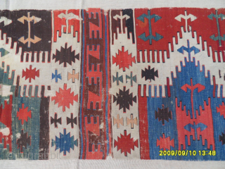 Antique Anatolian Konya Karapınar Saf Kilim
Size: 280 x 72 cm.
Mail: makifhali@yahoo.com                      