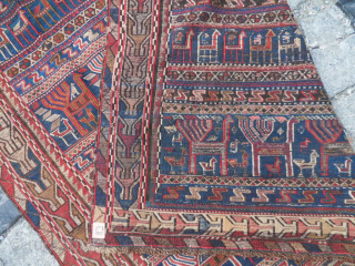 Antıque Caucasıan Werneh Horse Cover. size: 105x115 
makifhali@yahoo.com                         