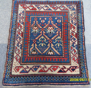 Antique Caucasian Bordjalou Kazak Size: 97x85 cm. Mail: makifhali@yahoo.com                        