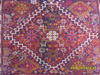 Antique Shiraz Qashqai Bagface
Size: 73 x 62 cm.
Mail: makifhali@yahoo.com                        