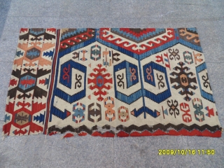 Antıque Anatolıan Fragment Kilim size: 135x80  cm.                         