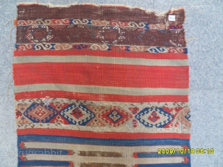 Antıque Anatolıan Fragment Kilim
Size: 295x77 cm.                           