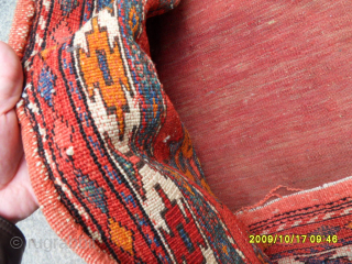 Antique Shahsavan Beshik
Size: Long Panel : 100 X 43 cm.
Short Panel : 50 x 43 cm.
Mail: makifhali@yahoo.com                