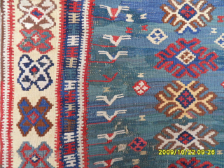 Antique Anatolian Erzurum Kilim 
Size: 150 x 95 cm.
Mail: makifhali@yahoo.com                       