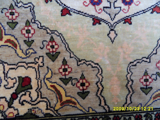 Hereke Silk Carpet 
Size: 63 x 48 cm.
Mail: makifhali@yahoo.com